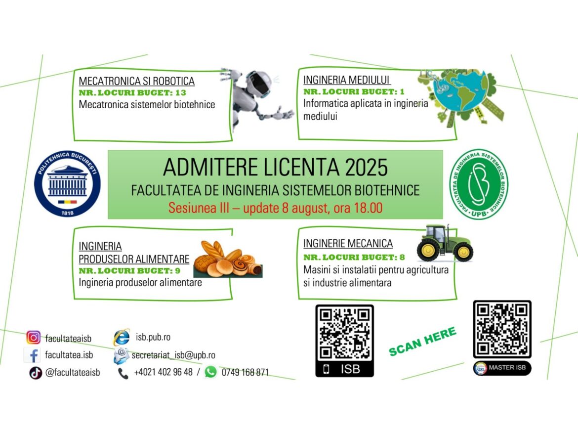 ISB Admitere S3